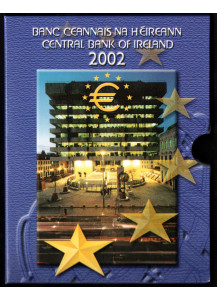 IRLANDA serie completa di zecca 8 monete 2002 Serie Originale